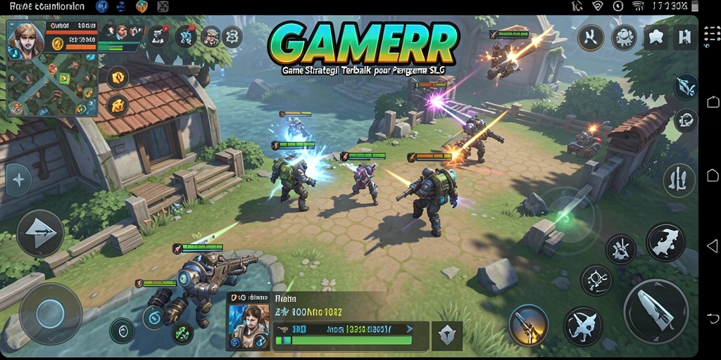 Tampilan gameplay GAMERP menampilkan aksi strategi yang mendebarkan.