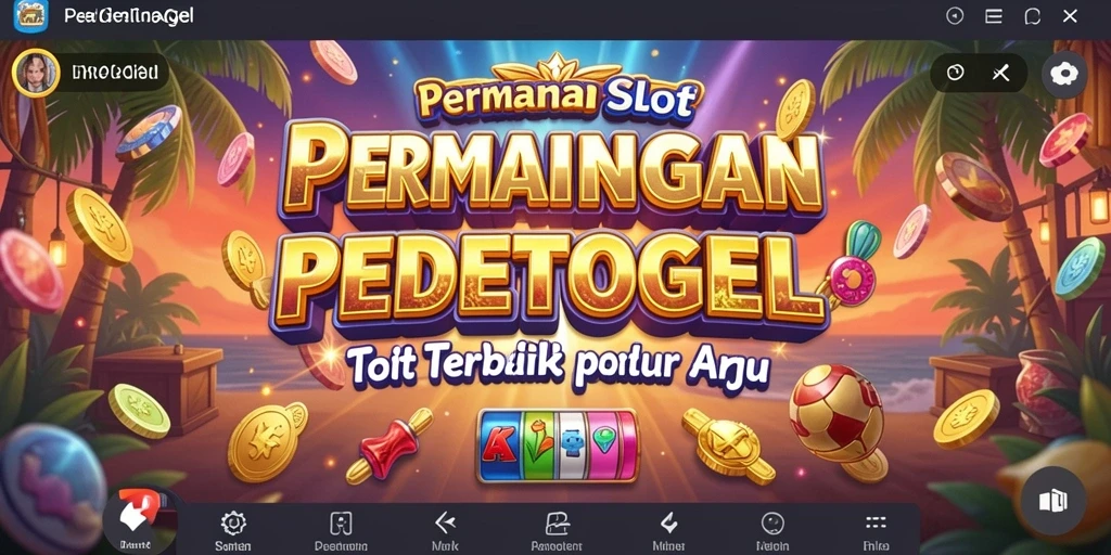 Tampilan gameplay yang seru dalam aplikasi Slot PEDETOGEL.