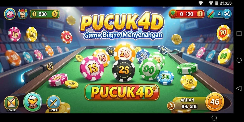 Screenshot gameplay Bingo PUCUK4D yang menarik dan interaktif.